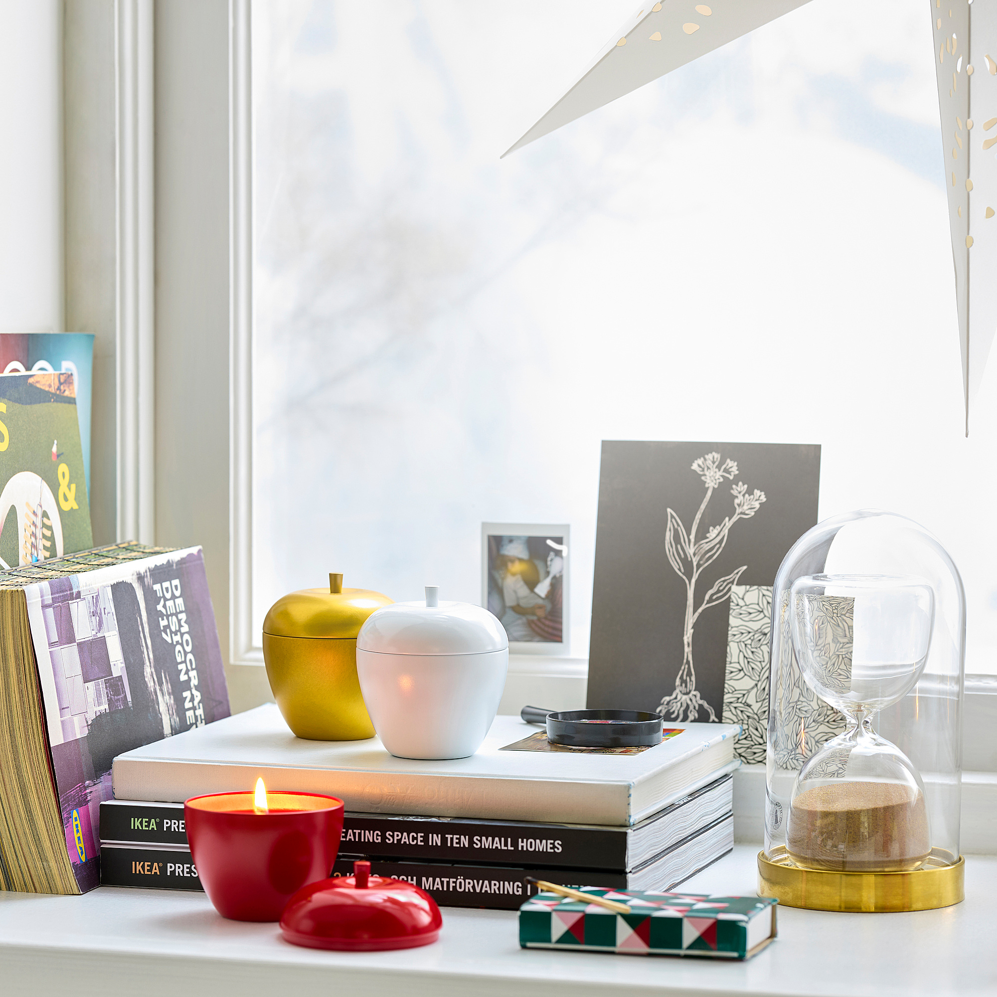 VINTERFINT scented candle in metal tin