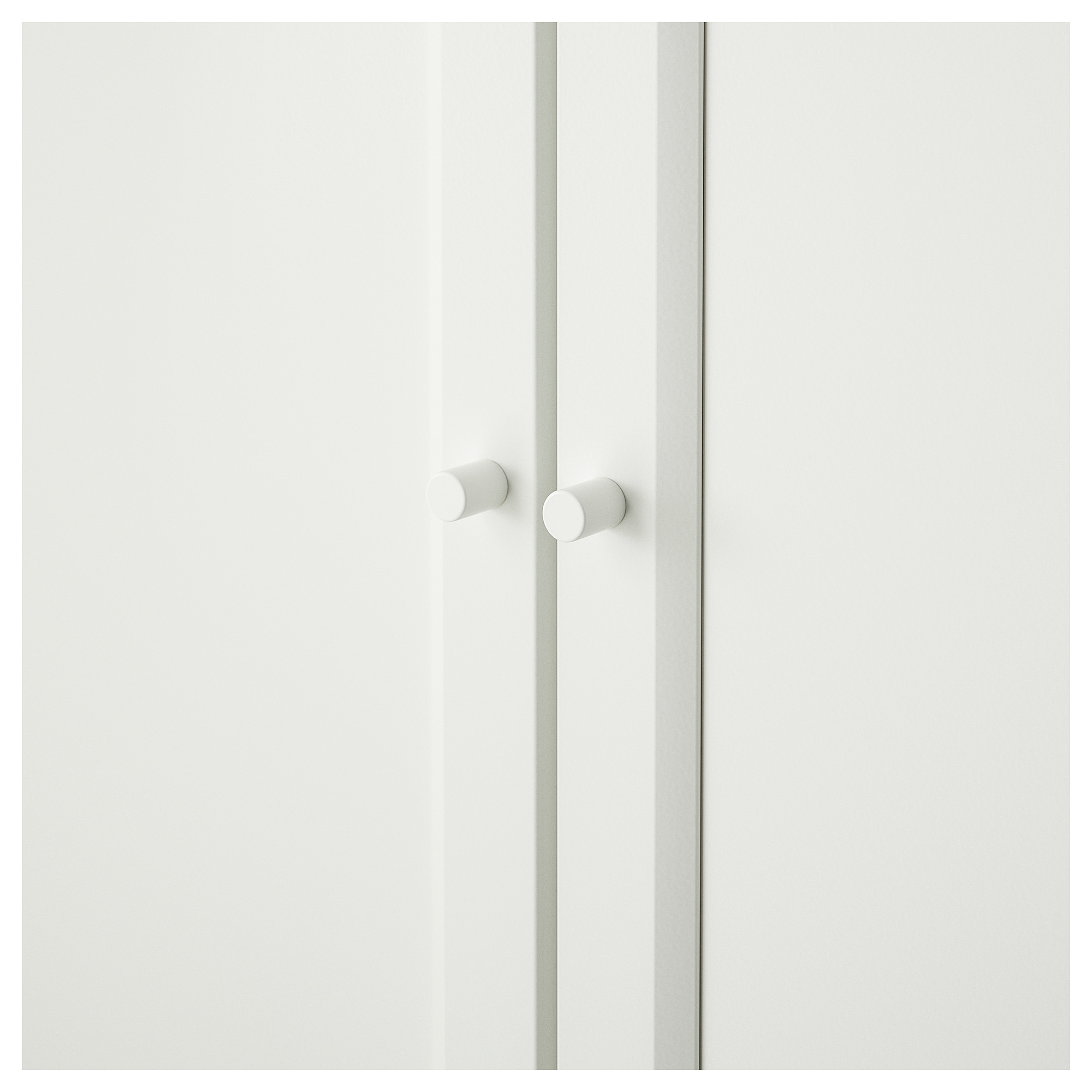 Billy Oxberg Bookcase With Panel Glass Doors White Ikea Hong Kong