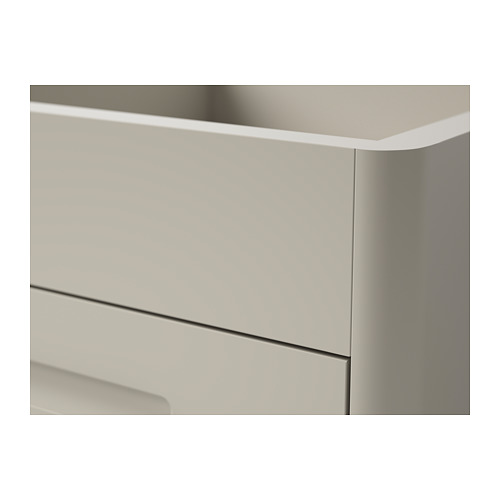 IDÅSEN drawer unit with smart lock