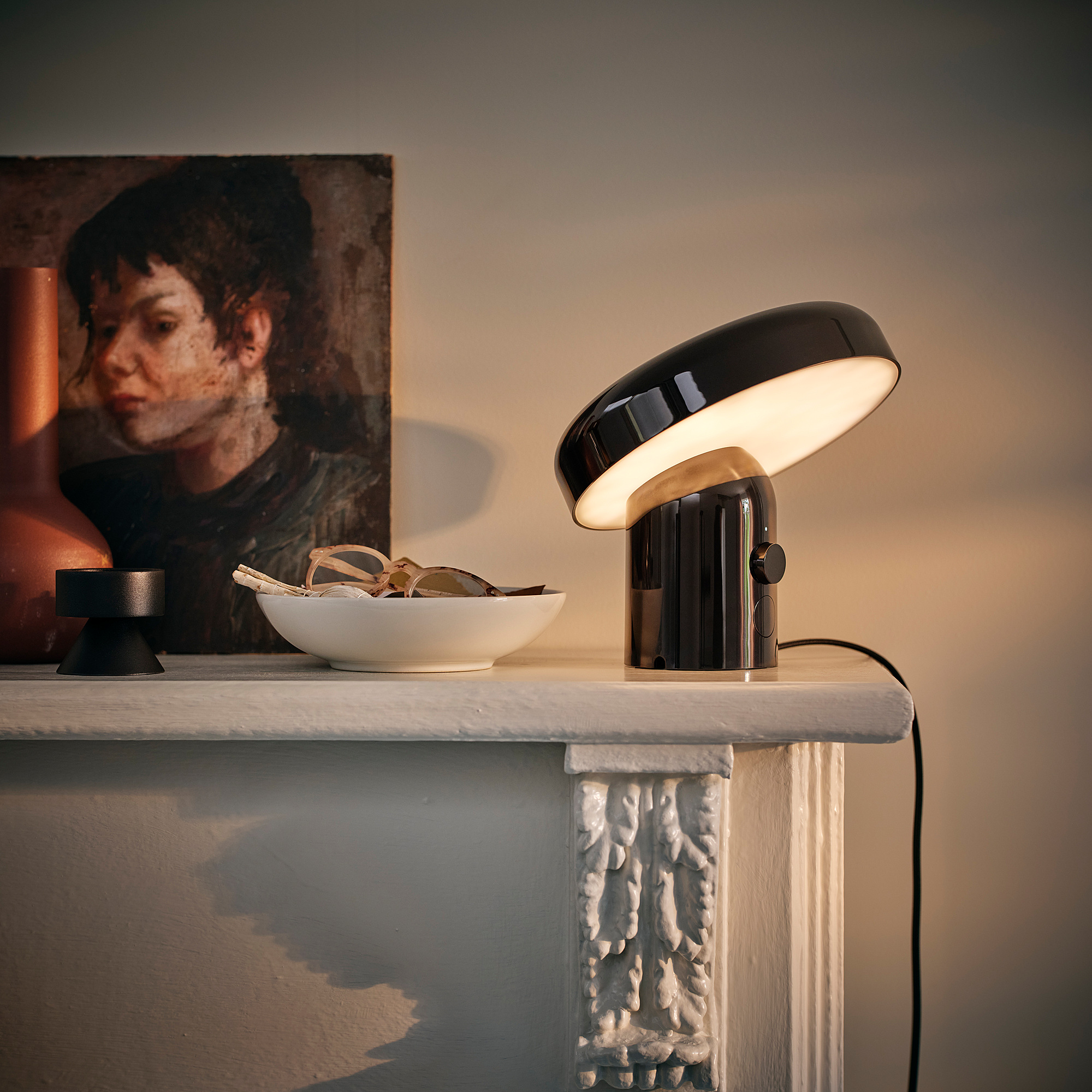 BLOMPRAKT Bluetooth speaker lamp