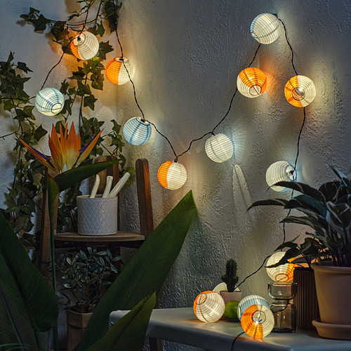 SOLVINDEN LED lighting chain with 24 lights