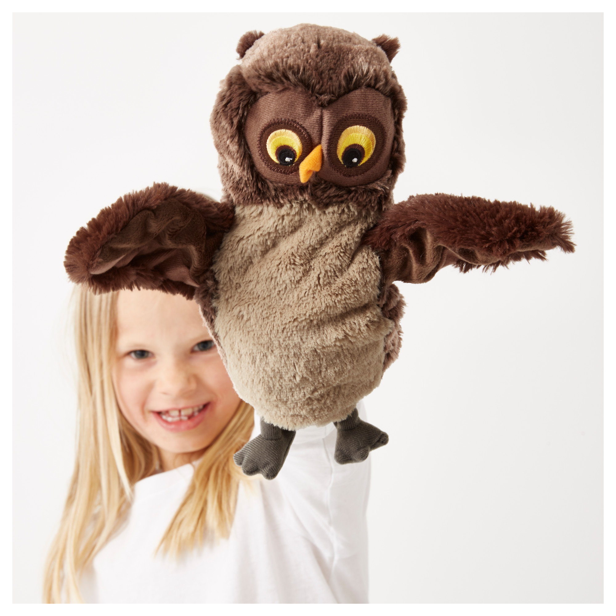 ikea owl puppet