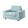 VIMLE - armchair, with wide armrests/Saxemara light blue | IKEA Hong Kong and Macau - PE852936_S1