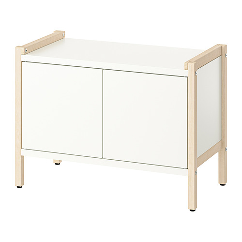 EKENABBEN - cabinet, aspen/white, 70x35x51 cm | IKEA Hong Kong and Macau - PE996027_S4