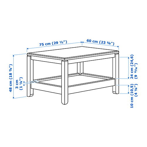 HAVSTA coffee table