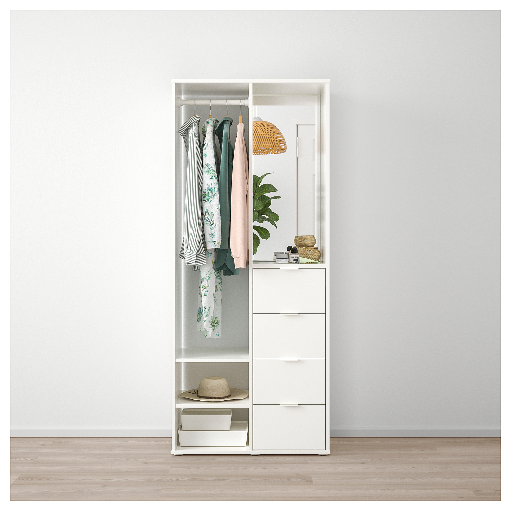 Sundlandet Open Wardrobe White Ikea Hong Kong