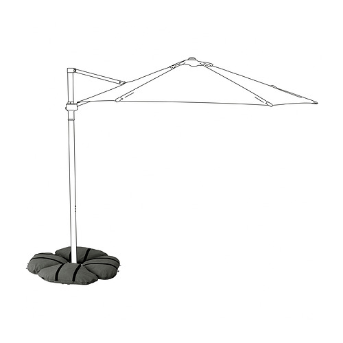 IGGÖN sandbag for parasol base