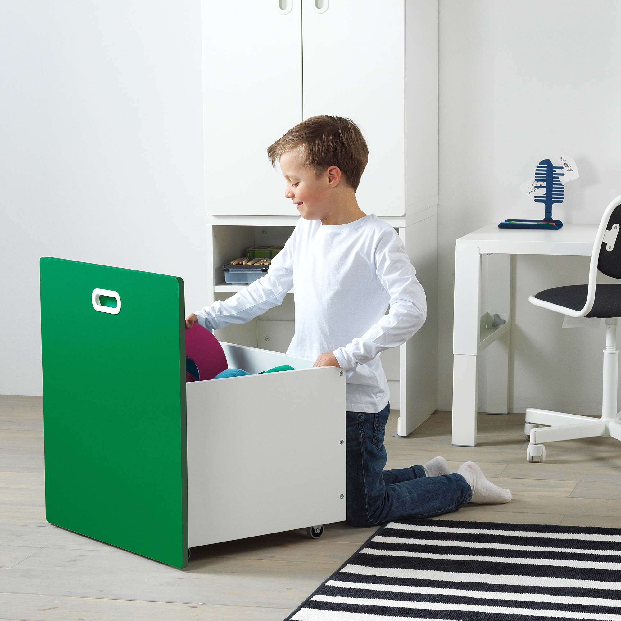 FRITIDS/STUVA wardrobe with toy storage, white/green IKEA Hong Kong