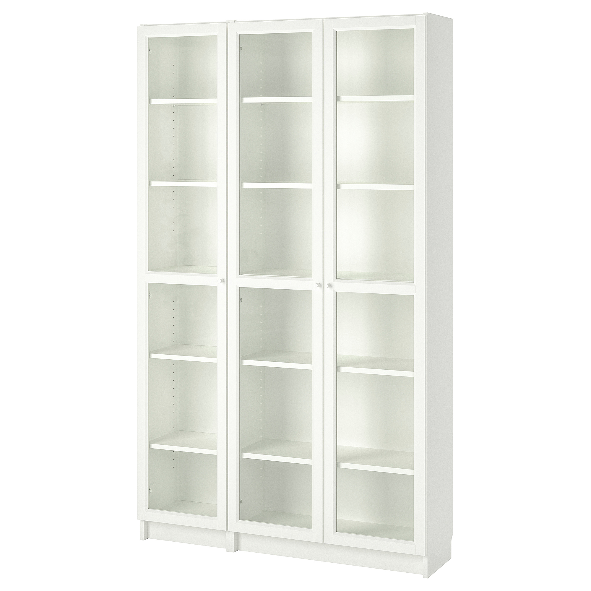BILLY/OXBERG bookcase with glass-doors