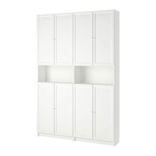 BILLY/OXBERG bookcase w height extension ut/drs