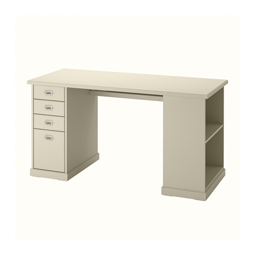 VEBJÖRN desk, 140x60x72 cm, beige