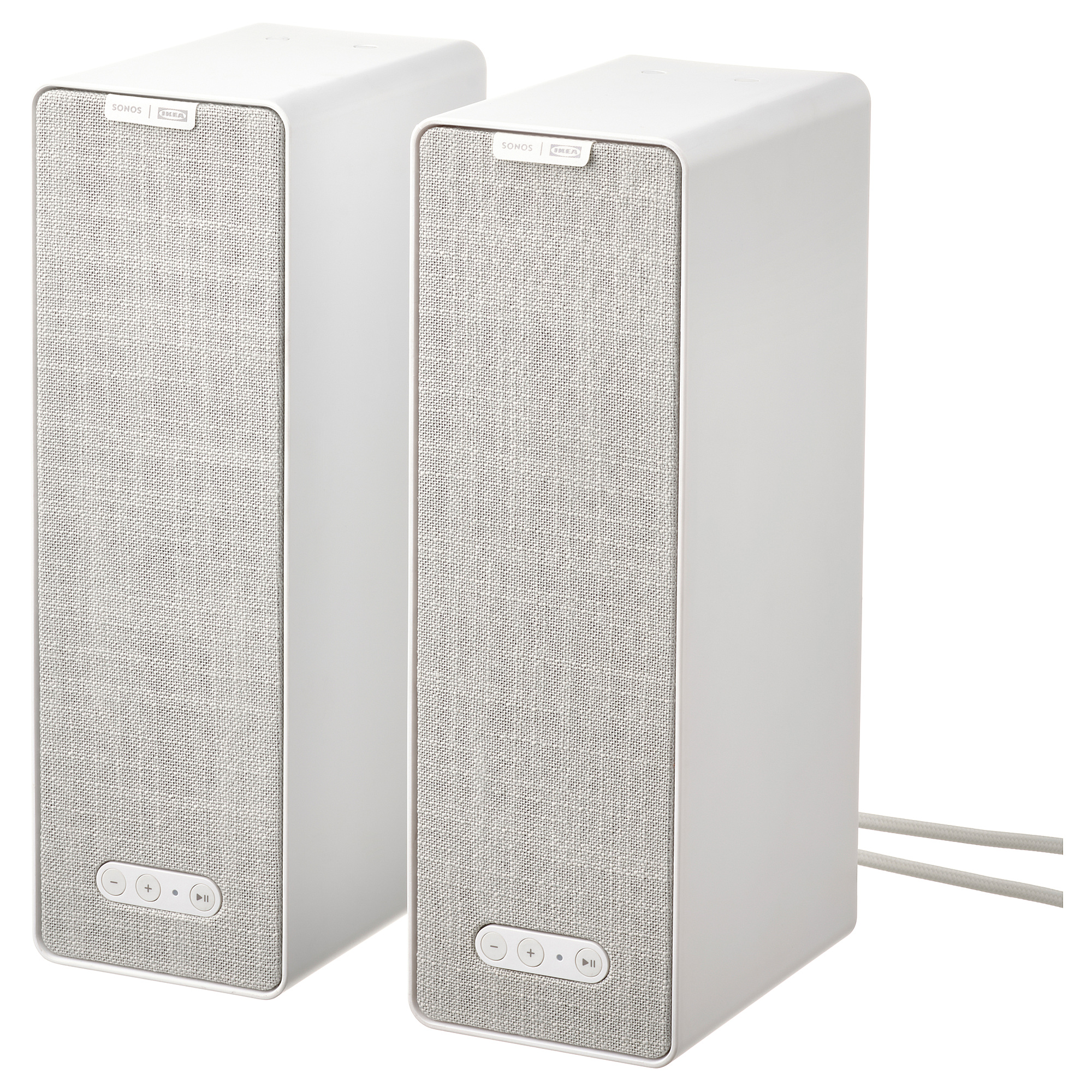 SYMFONISK - Wi-Fi bookshelf speakers, white/set of 2 gen 2
