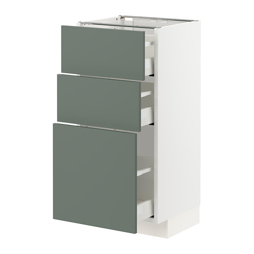 METOD/MAXIMERA base cabinet with 3 drawers