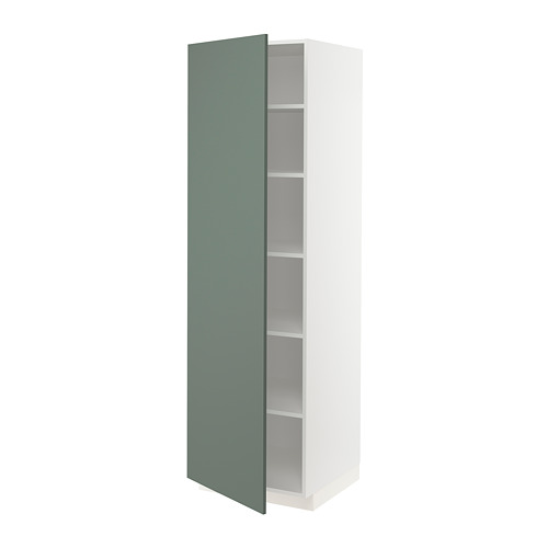 METOD high cabinet with shelves