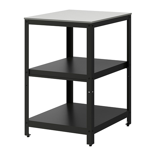 GRILLSKÄR - 廚房工作檯層架組合, 黑色/不銹鋼 戶外, 61x61 厘米 | IKEA 香港及澳門 - PE996390_S4