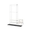 MACKAPÄR/BAGGMUCK hallway furniture, set of 4