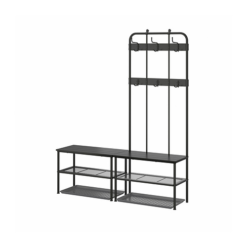 NIPÅSEN/BAGGMUCK 玄關傢具，4件套裝