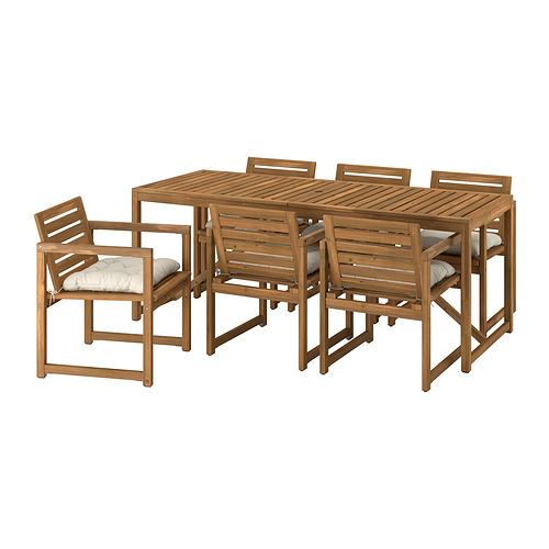 NÄMMARÖ 戶外檯連扶手椅組合