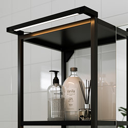 SILVERGLANS - LED 浴室裝飾燈, 可調式 白色 | IKEA 香港及澳門 - PE781545_S3
