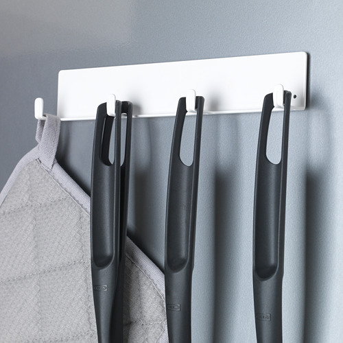 BESTÅENDE magnetic rack with 4 hooks