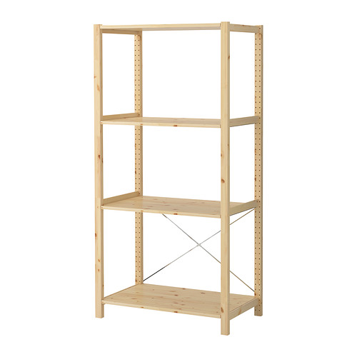 IVAR - 1 section/shelves, pine, 89x50x179 cm | IKEA Hong Kong and Macau - PE323553_S4