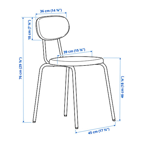 ÖSTANÖ/GRÅSALA table and 4 chairs