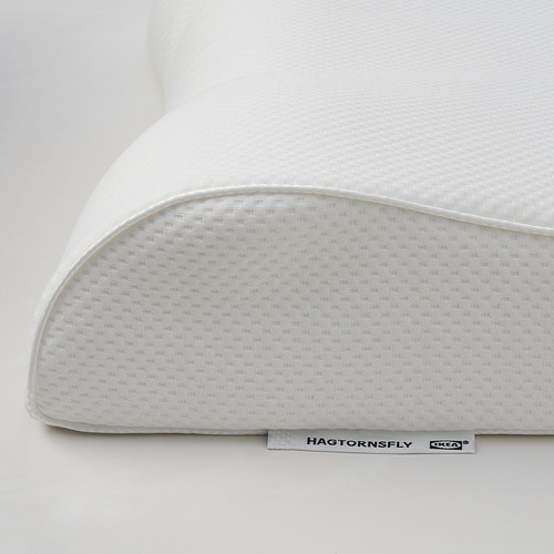 HAGTORNSFLY ergonomic pillow, side/back sleeper