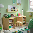 TROFAST desk with shelves