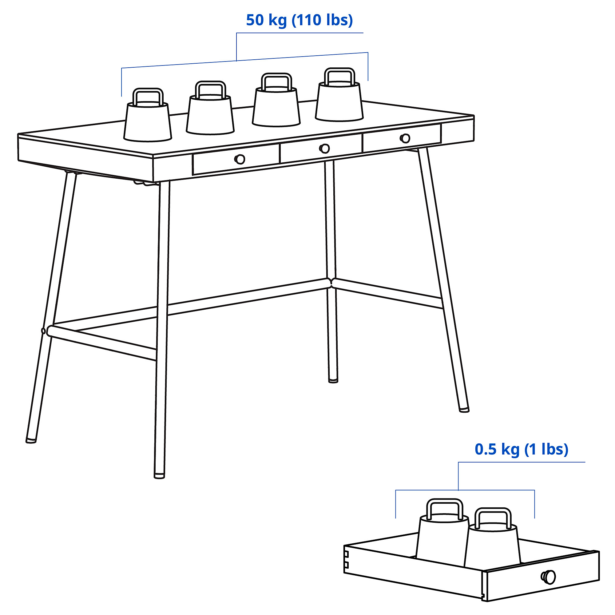LILLÅSEN desk