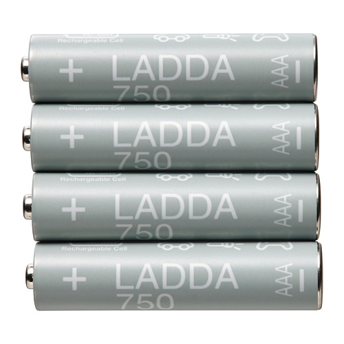 LADDA rechargeable battery