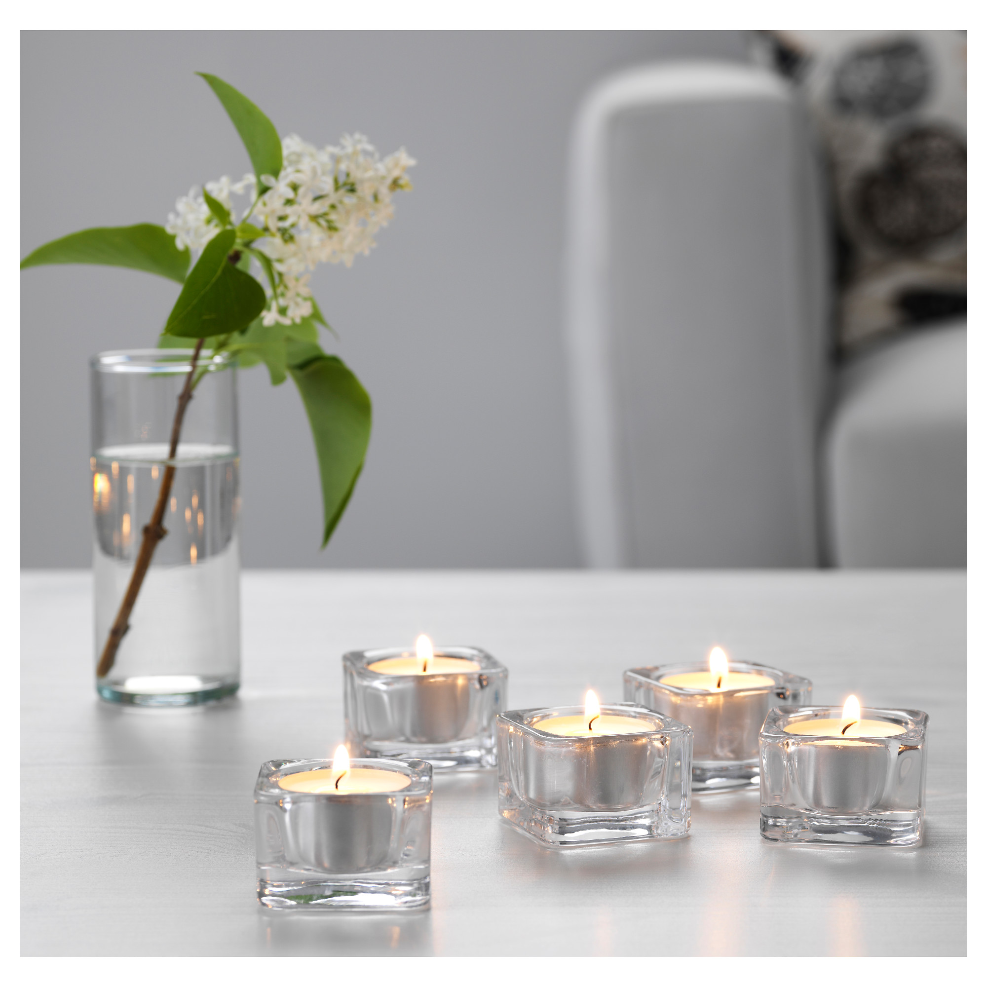 GLASIG - tealight holder, clear glass 