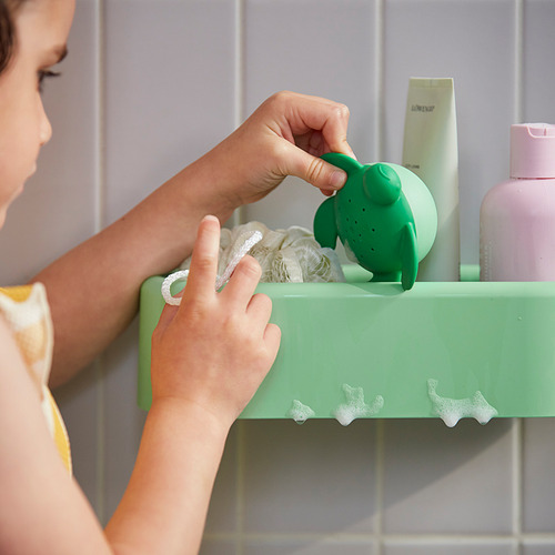 HUMLESJÖN basket with suction cup