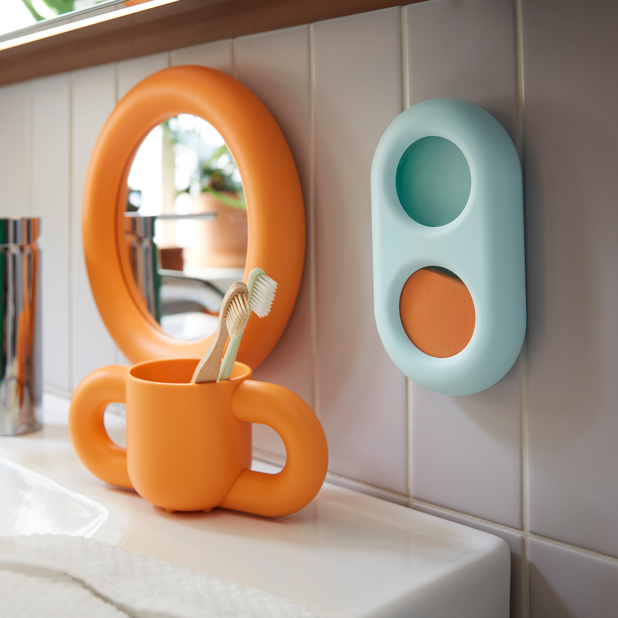 HUMLESJÖN timer with suction cup