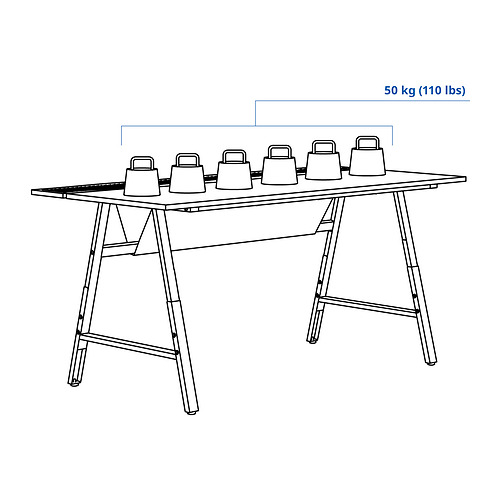 UTESPELARE gaming desk