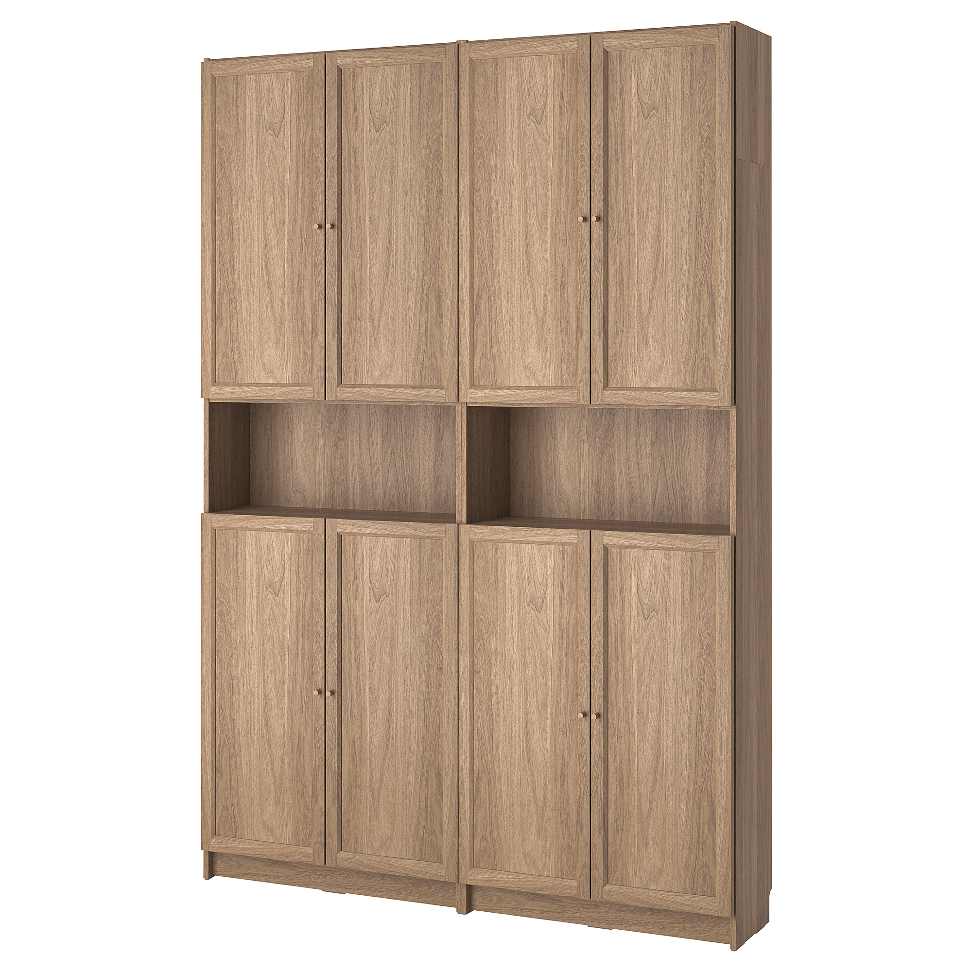 BILLY/OXBERG bookcase w height extension ut/drs