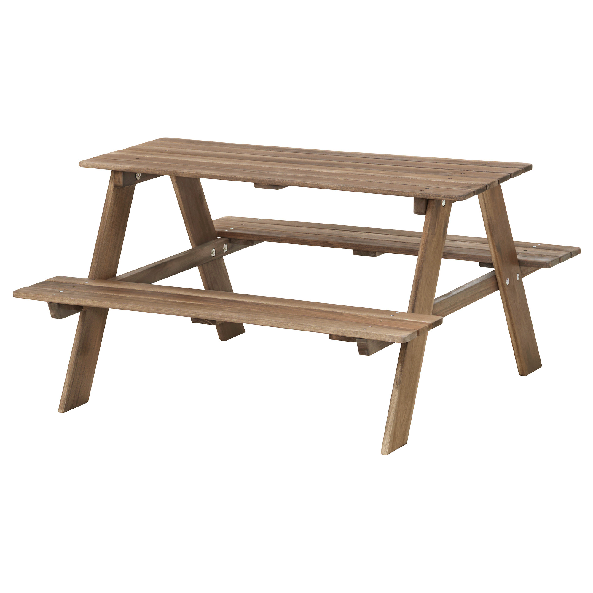 Reso Children S Picnic Table Grey Brown Stained Ikea Hong Kong