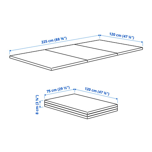 PASSBIT folding gym mat