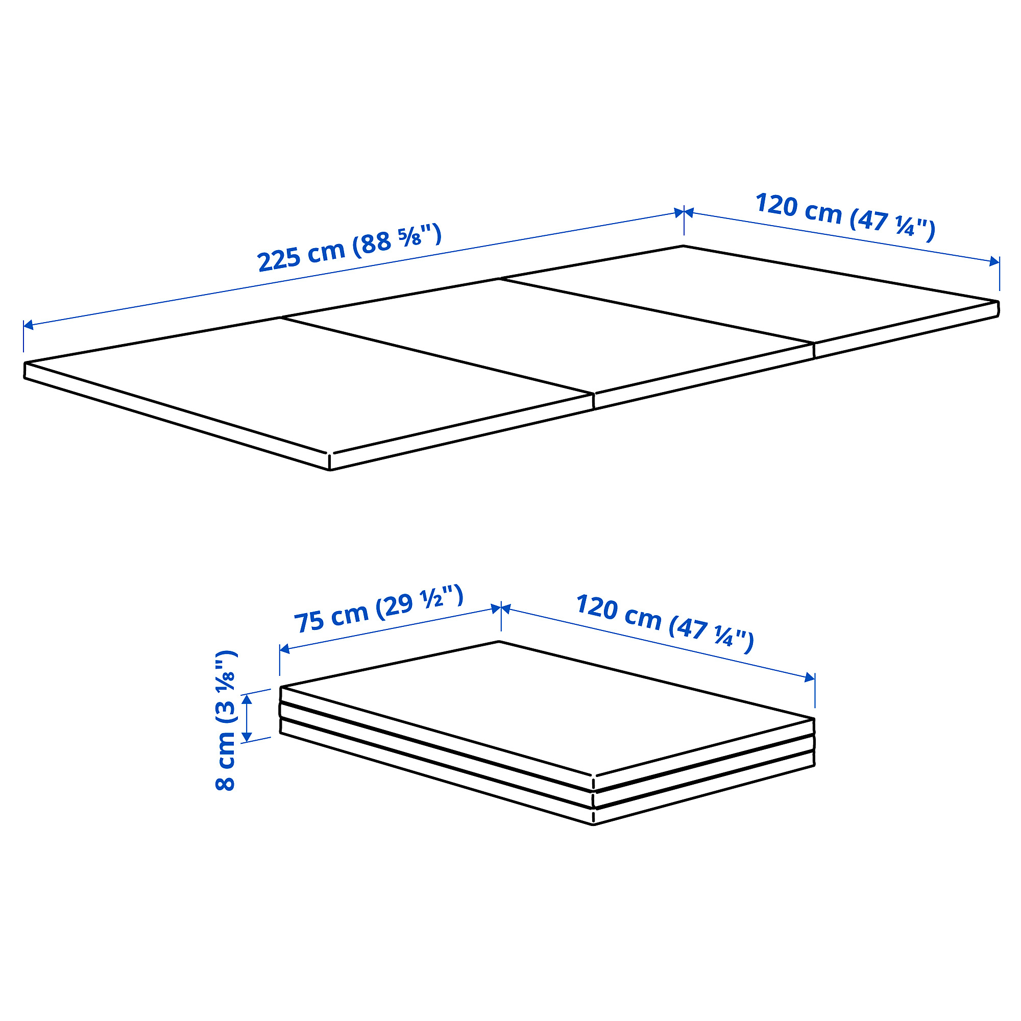 PASSBIT folding gym mat