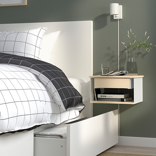 STOMSÖ wall-mounted bedside table