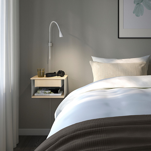 STOMSÖ wall-mounted bedside table