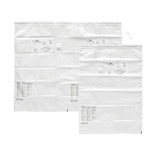 SPANTAD vacuum-sealed bag, set of 2