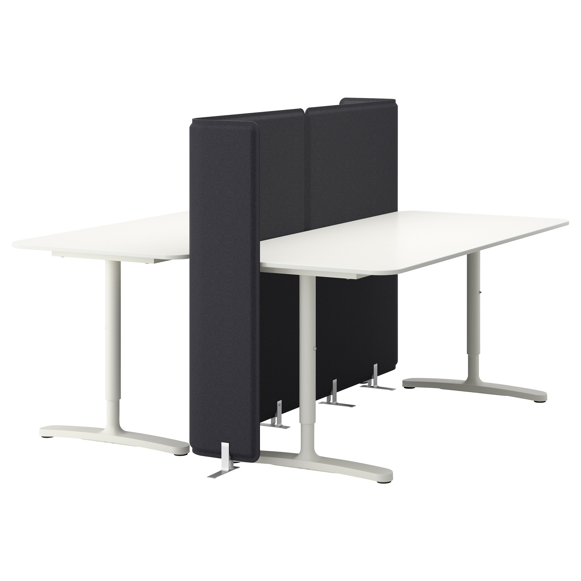 Bekant Desk With Screen White Ikea Hong Kong