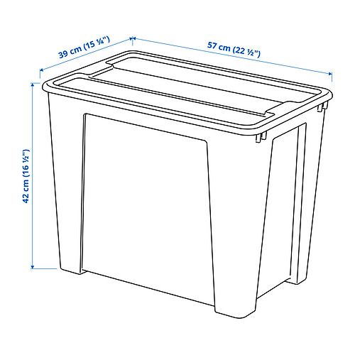 SAMLA box with lid