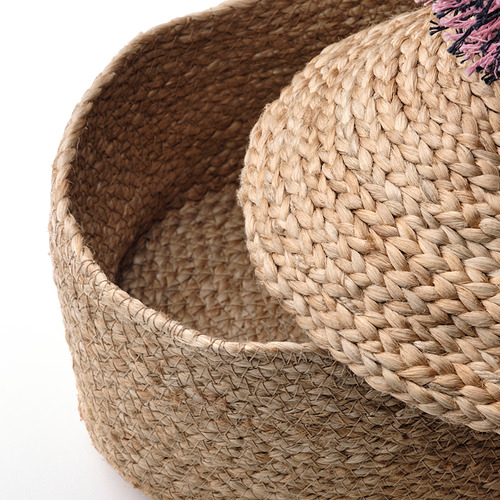 MÄVINN basket with lid set of 2, jute IKEA Hong Kong and Macau