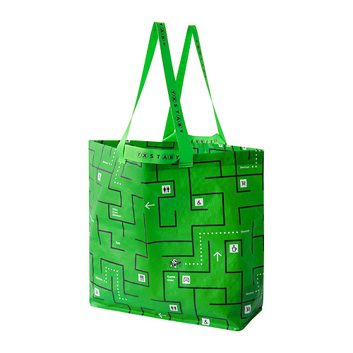 GÖTEHULT - carrier bag, patterned, 45x18x45 cmx36 l | IKEA Hong Kong and Macau - E1030227_S4