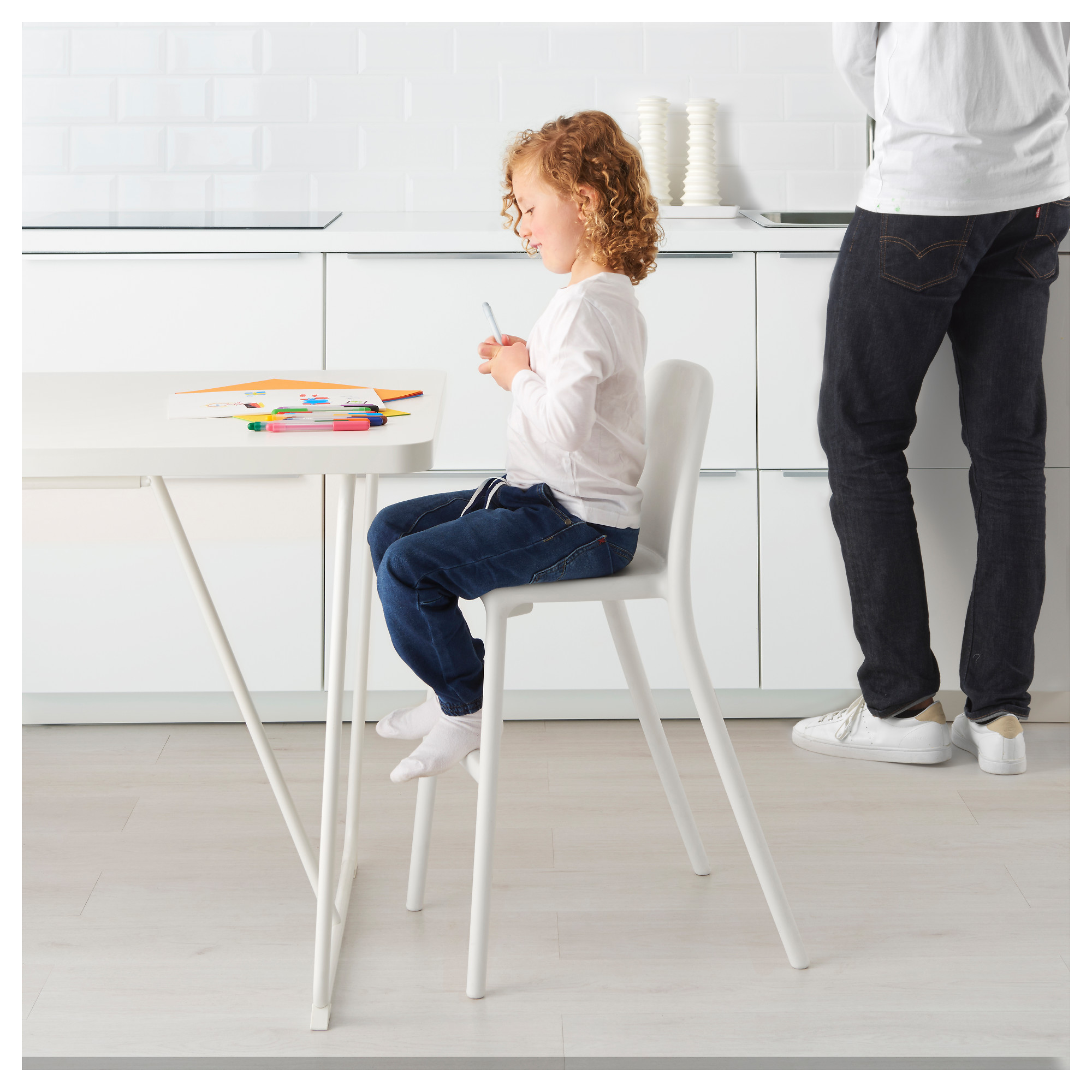 ikea childrens wooden table and chairs
