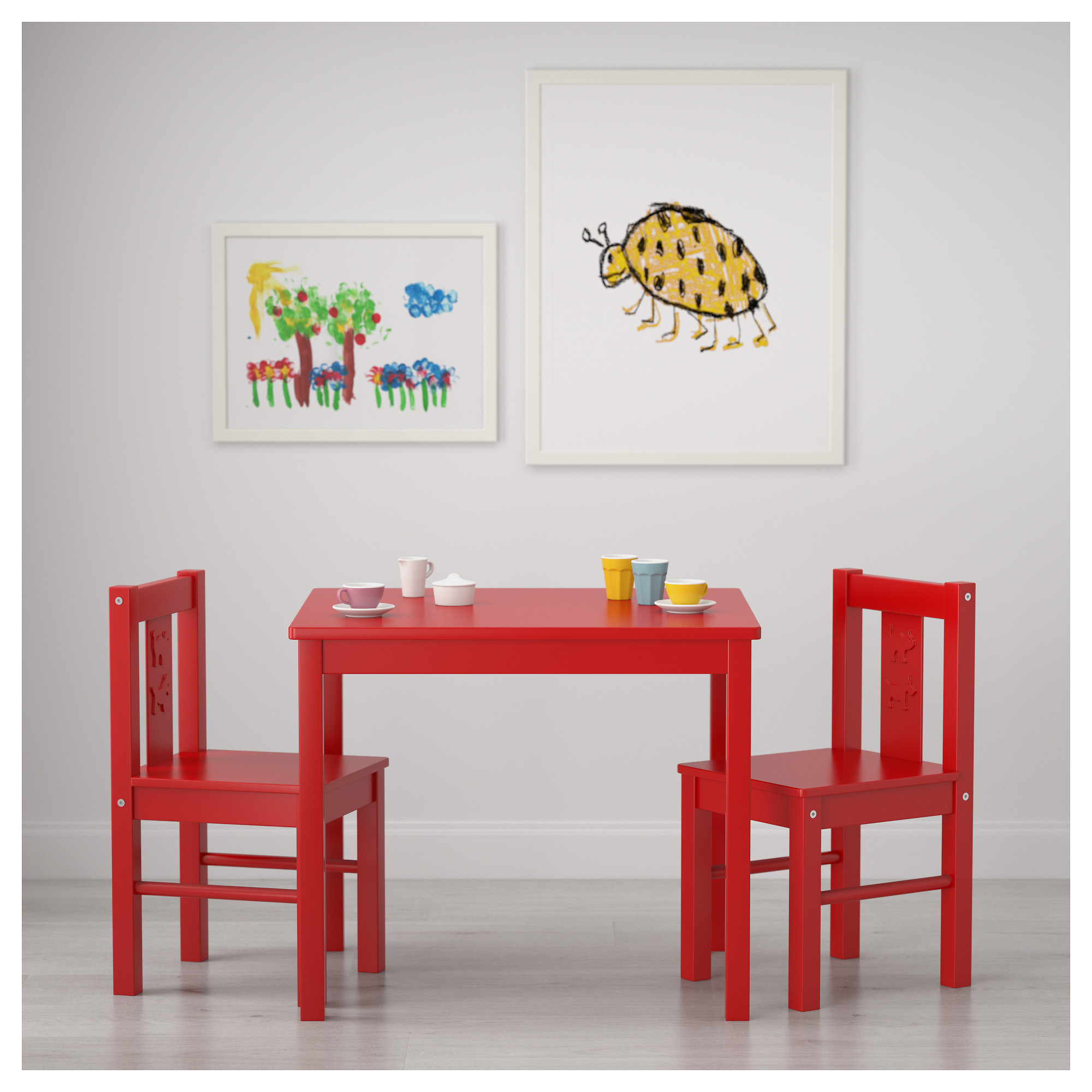 ikea kids plastic table and chairs