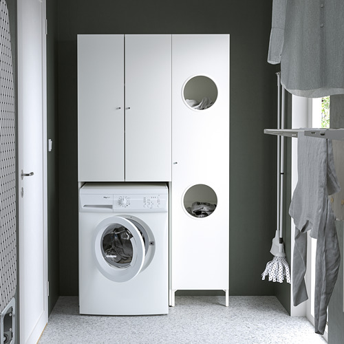 NYSJÖN storage combination for laundry