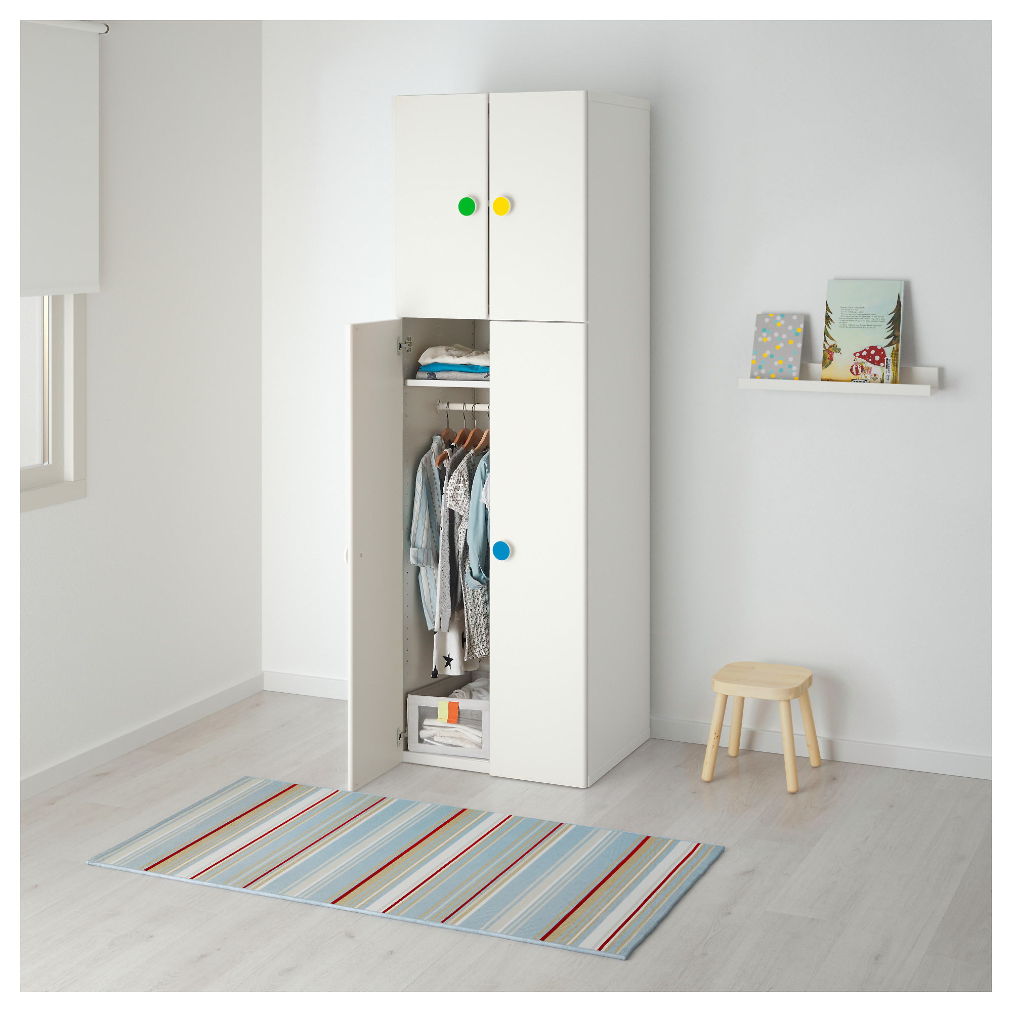 STUVA/FÖLJA wardrobe with 4 doors, white IKEA Hong Kong and Macau