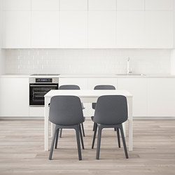 ODGER/EKEDALEN - 一檯四椅, 深褐色/藍色 | IKEA 香港及澳門 - PE741236_S3